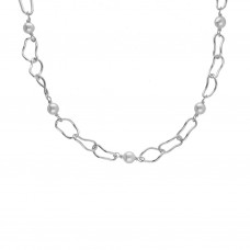 Collar Plata y Perlas